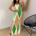 thumbnail image 2 of Summer Dresses, Linen Retro Floral Square Neck Sleeveless Bodycon Maxi Tank Dress Casual Beach Cocktail Party Wedding Guest Sundress Valentine Casual Dresses Casual Dresses (XXL, Army Green) ZMTing, 2 of 5