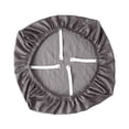 thumbnail image 2 of Funda para silla de oficina, sólida, para comedor, escritorio Gris claro, 2 of 9