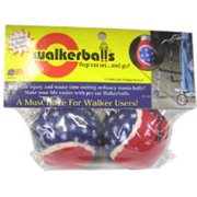 Patriotic Walker Balls Red, White & Blue 1 pair (Pack of 2)