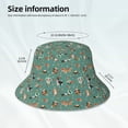 thumbnail image 3 of Kdxio Reflective Bucket Hat - Veterinary Clinics Print Bucket Hat for Men,Women, 3 of 6