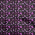 thumbnail image 1 of oneOone Polyester Spandex Purple Fabric Leaves Sewing Fabric By The Yard Printed Diy Clothing Sewing Supplies 56 Inch Wide, 1 of 5