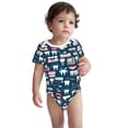 thumbnail image 3 of Daiia Dental Printed Unisex-Baby Short Sleeve Onesies Bodysuits Baby Climbing Clothes Soft and Comfortable Romper with Expandable Shoulder Design-2 Years, 3 of 8