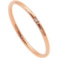 thumbnail image 1 of Anillo de diamantes pequeños de estilo japonés para mujer, diseño de nicho personalizado de moda, anillo de cola de acero de titanio de oro de 18 quilates, anillo para dedo pequeño, 1 of 6