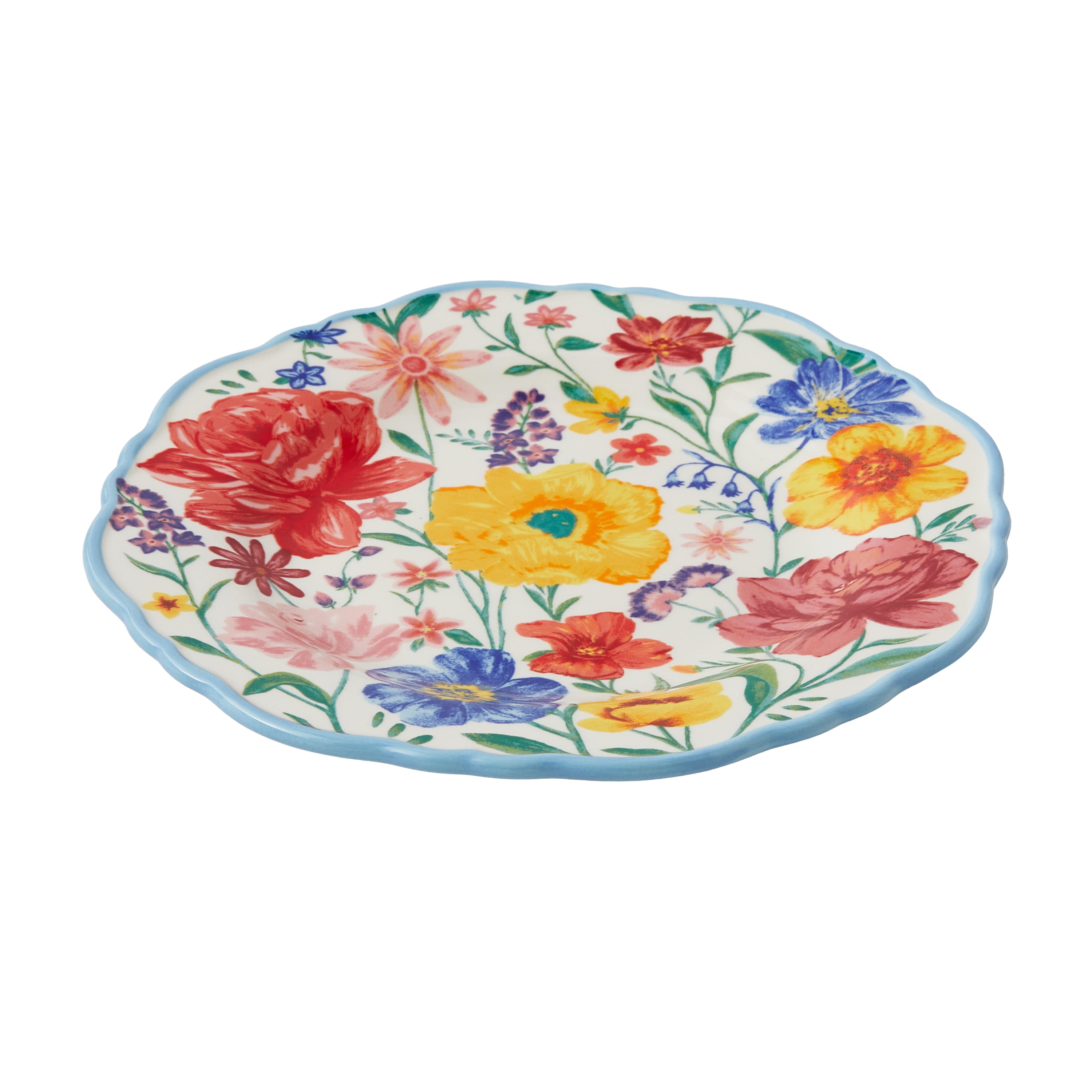 The Pioneer Woman Brilliant Blooms Stoneware Salad Plate