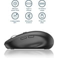 thumbnail image 4 of MD165 Bluetooth Wireless Mouse, Dual Mode 2.4G&BT Rechargeable Computer Mouse with Receiver, Silent Compact Portable Mouse for Laptop, PC, MacBook, Windows, Android, Mac, iPad, 4 of 7