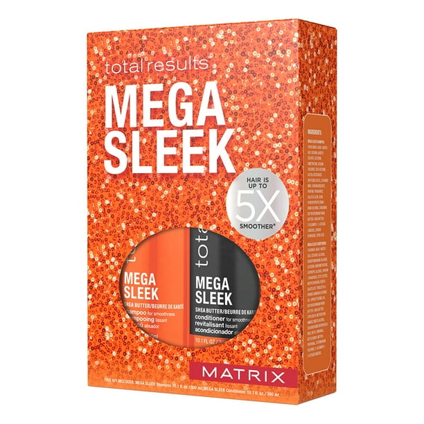 Matrix Total Results Mega Sleek Shampoo 10.1 oz Conditioner 10.1 oz Gift Set Matrix Total Results Mega Sleek Shampoo 10.1 oz Conditioner 10.1 oz Gift Set