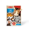 thumbnail image 2 of Melissa & Doug Zoo Animals Hand Puppets - 3 Plush, 2 of 3