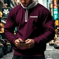 thumbnail image 5 of Yiaimeir Men Quarter Zip Pullover Sweatshirt Long Sleeve Lightweight Stand Collar Casual Athletic Top with Chest Pocket, 5 of 7