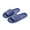 Dark Blue, variant on Tuobarr Womens Slides Women Men Slippers Home Couple Shoes Indoor Outside Soft Soled Slippers Black US Size 7
