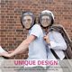 thumbnail image 2 of Lente De Casco Retro De Tres Botones, Cubierta Decorativa Para Casco, Lente Universal De 3 Botones, Visera Abatible Hacia Arriba, Lente Protectora, Lente Única Para Casco De Motocicleta Eigraketly VI009026-01, 2 of 7