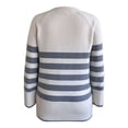thumbnail image 2 of Suéter George para Mujer, Rayado, Cuello Redondo Crema Talla Eg, 2 of 6
