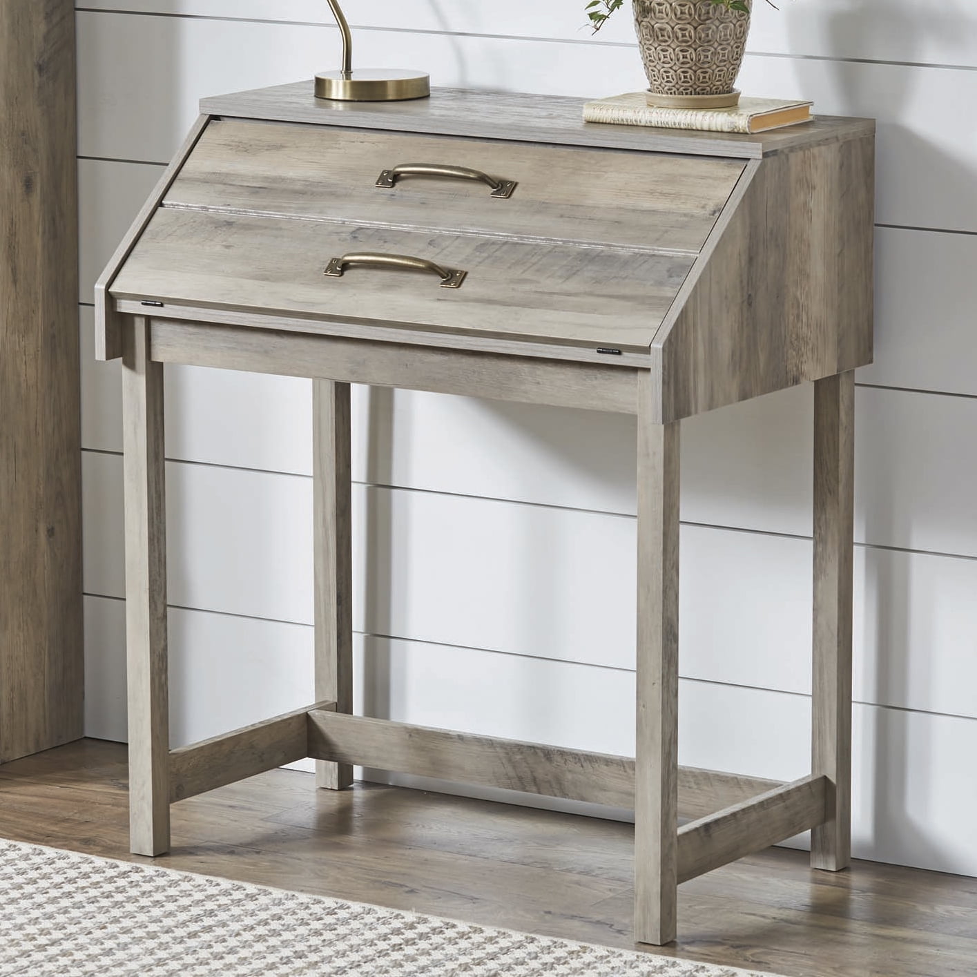 Better Homes Gardens Modern Farmhouse Secretary Desk Rustic
