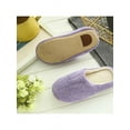 thumbnail image 2 of Women Men Winter Warm Anti-Slip Fleece House Home Indoor Slippers Shoes, 2 of 3