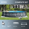 thumbnail image 6 of INTEX Ultra XTR 24ft x 52in Round Above Ground Pool Set, Sand Filter Pump, 6 of 11