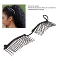 thumbnail image 3 of Pince à Cheveux Banane Pinces Banane Peignes de Préhension Pinces à Cheveux Queue de Poisson Pince Banane Accessoire pour Cheveux, Double Peigne Pinces à Cheveux Longues Queue de Cheval Peigne à Cheveux Banane pour Femmes Filles, 3 of 8