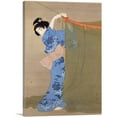 thumbnail image 1 of ARTCANVAS Firefly 1913 Canvas Art Print by Uemura Shoen - Size: 12" x 8" (0.75" Deep), 1 of 9