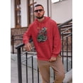 thumbnail image 2 of Rat Fink Rock N Roll Trucker Hoodie Men -T-Line Designs, Male XX-Large, 2 of 4
