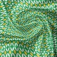 thumbnail image 5 of Ambesonne Vintage Valance Pack of 2, Continuous Nature Motifs, 54"X18", Green Earth Yellow, 5 of 5