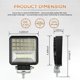 thumbnail image 2 of LED Work Light Bar 12V 24V Spot Flood Combo 56 SMD 3030 for Off-Road Trucks SUV ATV Boat Tractor Headlights 4x4, 2 of 4