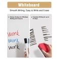 thumbnail image 5 of 60"X 40" Large Magnetic Dry Erase White Board - Folding Black Aluminum Frame Wall Hanging Message Whiteboard with Markers, Erasers, Magnets, 5 of 8