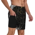 thumbnail image 2 of KLL Spiderweb Bats And A Spider for Mens Swim Trunks Quick Dry Swim Shorts with Built-in Compression Liner Funny Swimwear Bathing Suits-3X-Large, 2 of 6