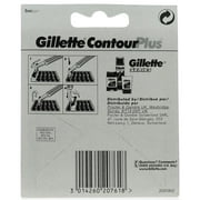 Gillette Contour Plus (same as Atra Plus) Refill Blade Cartridges, Pack of 10