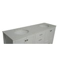 thumbnail image 6 of Horizon 72" Double Bathroom Vanity with White Cabinet and Quartz Top, 6 of 6