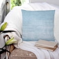 thumbnail image 3 of 16x16 Pillow Covers Set of 2, Vintage Light Blue Square Throw Pillow Covers for Couch/Sofa/Living Room, Modern Abstract Retro Art Decorative Soft Pillowcases for Couch Throw Pillows, 3 of 7