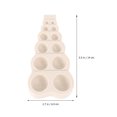 thumbnail image 2 of 1PC Half Round Pearl Cake Mold Chocolate Fondant Silicone Mold (Light Grey), 2 of 8