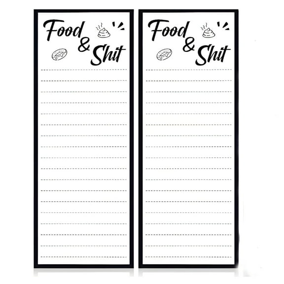 CCOCC 2Pcs Magnetic Notepad for Refrigerator To Do List Notepad Magnetic Notepad for Refrigerator