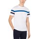 thumbnail image 1 of Camiseta básica Calvin Klein Color Blocked Crew para hombre blanca XS, 1 of 1