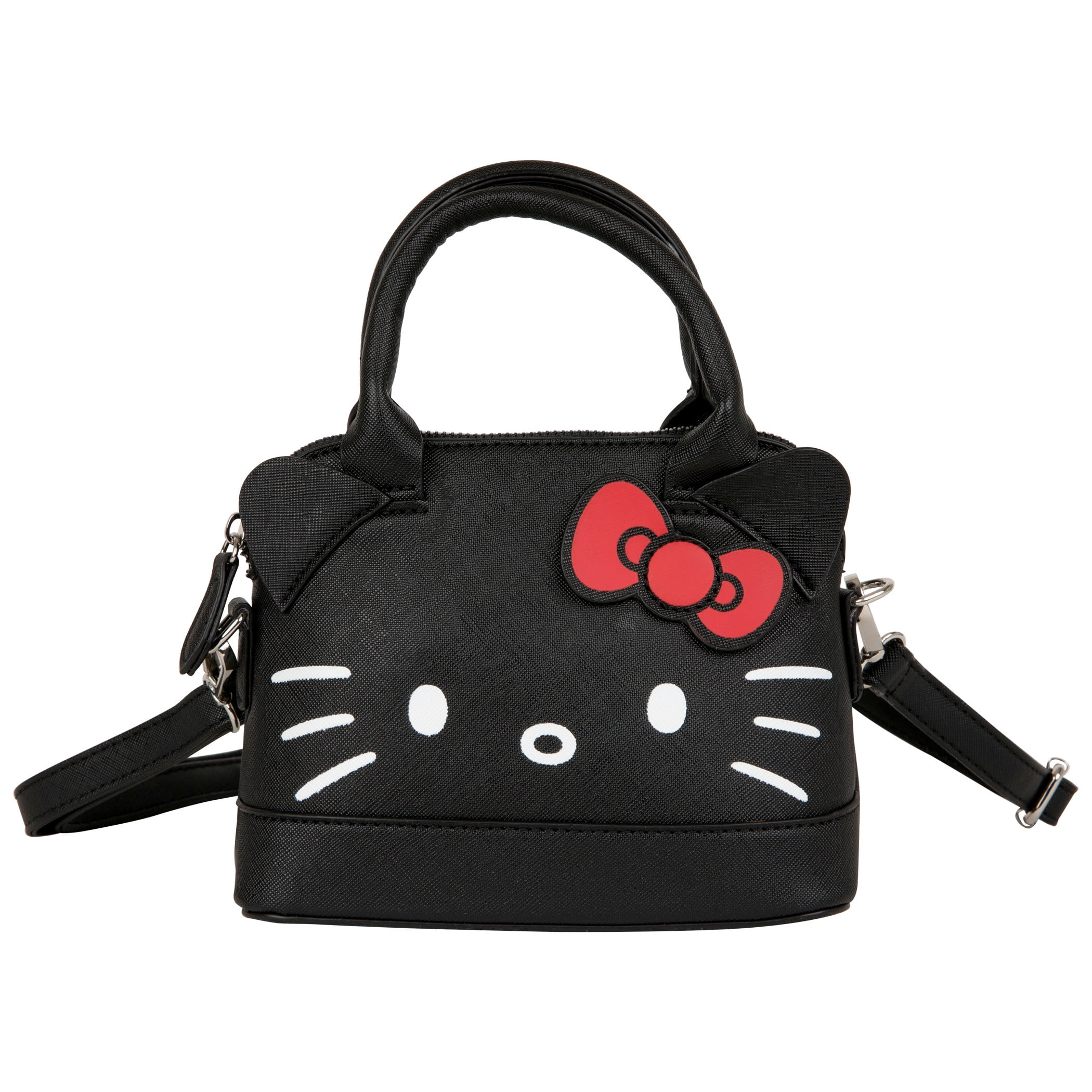 Hello Kitty Women's Leather Long Shoulder Strap Hand Bag, Multicolor