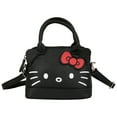 thumbnail image 4 of Hello Kitty Sac à Main en Cuir Noir avec Longue Sangle Détachable, 4 of 4