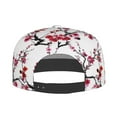 thumbnail image 4 of Haiem Cherry Blossoms Classic Snapback Cap Flat Bill Hat Baseball Cap Adjustable Size Cotton Dad Hat, 4 of 9