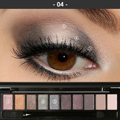Christmas Palette 10 Color Naked Nude Eye Shadow Palette Eyeshadow Shade Makeup Cosmetic Xmas ()