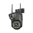 thumbnail image 2 of Cámara inalámbrica de doble pantalla para uso doméstico en exteriores, conexión de 360 grados al móvil, alta definición remota, monitor de seguridad inalámbrico sin ángulos muertos., 2 of 9