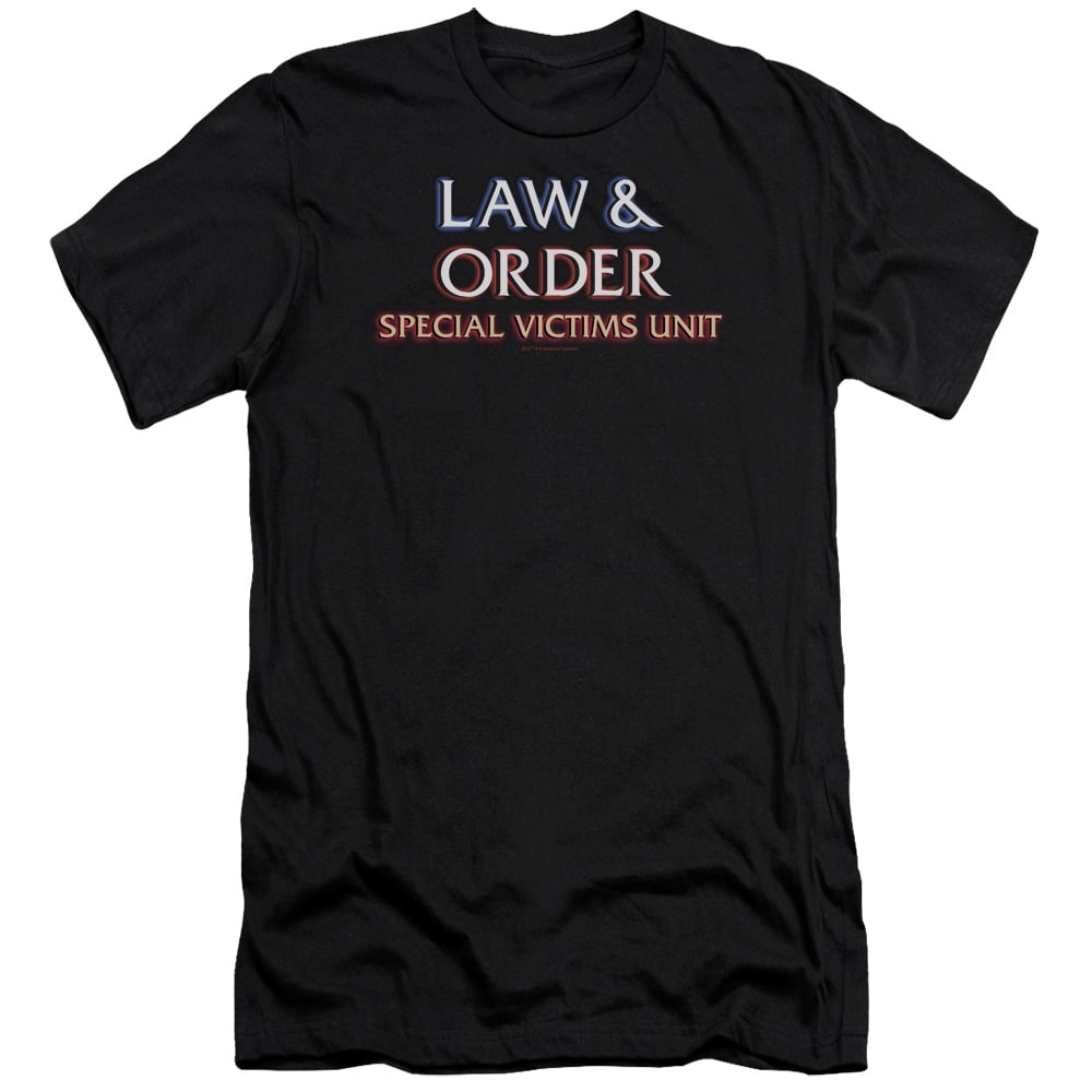 Law And Order Special Victims Unit SVU Logo Officially Licensed Adult T-Shirt 