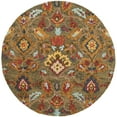 thumbnail image 2 of SAFAVIEH Blossom Lennon Floral Wool Area Rug, Green/Multi, 11' x 11' Round, 2 of 5