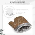thumbnail image 4 of DouZhe Oven Mitts and Pot Holders Sets, Ins Hip Hop Style Graffiti Prints Non-Slip Heat Resistant Kitchen Oven Silicone Glove, 4 of 7