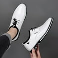 thumbnail image 4 of Dakaela Mens Dress Shoes Casual Business Oxfords Derby Sneakers Orthopedic Leather Lace up Loafers Flats, 4 of 7
