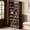 Dark Brown, variant on Fnova 70.87"H Tall Storage Shelf, Modern Freestanding Wooden Bookshelf with 8 Adjustable Shelves, Large Open Bookcase Display Organizer for Living Room, Bedroom, Home Office, Black