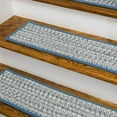 thumbnail image 2 of Colonial Mills Hayley Tweed Stair Treads - Blue 8"x28"-Color:Blue,Material:Wool, 2 of 3