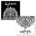thumbnail image 1 of Lovely Black and White "Wild and Free" and "Daydreamer" Set by Noonday Designs; Two 12x12in Unframed Paper Posters, 1 of 5