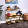 thumbnail image 2 of Butler 6112330 Keats Librarie Bookcase in Antique Gold,, 2 of 9