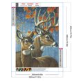 thumbnail image 2 of Pintura de diamante 5D DIY, kit de alce con taladro redondo completo, decoración del hogar, arte artesanal, 30x40cm, 2 of 9
