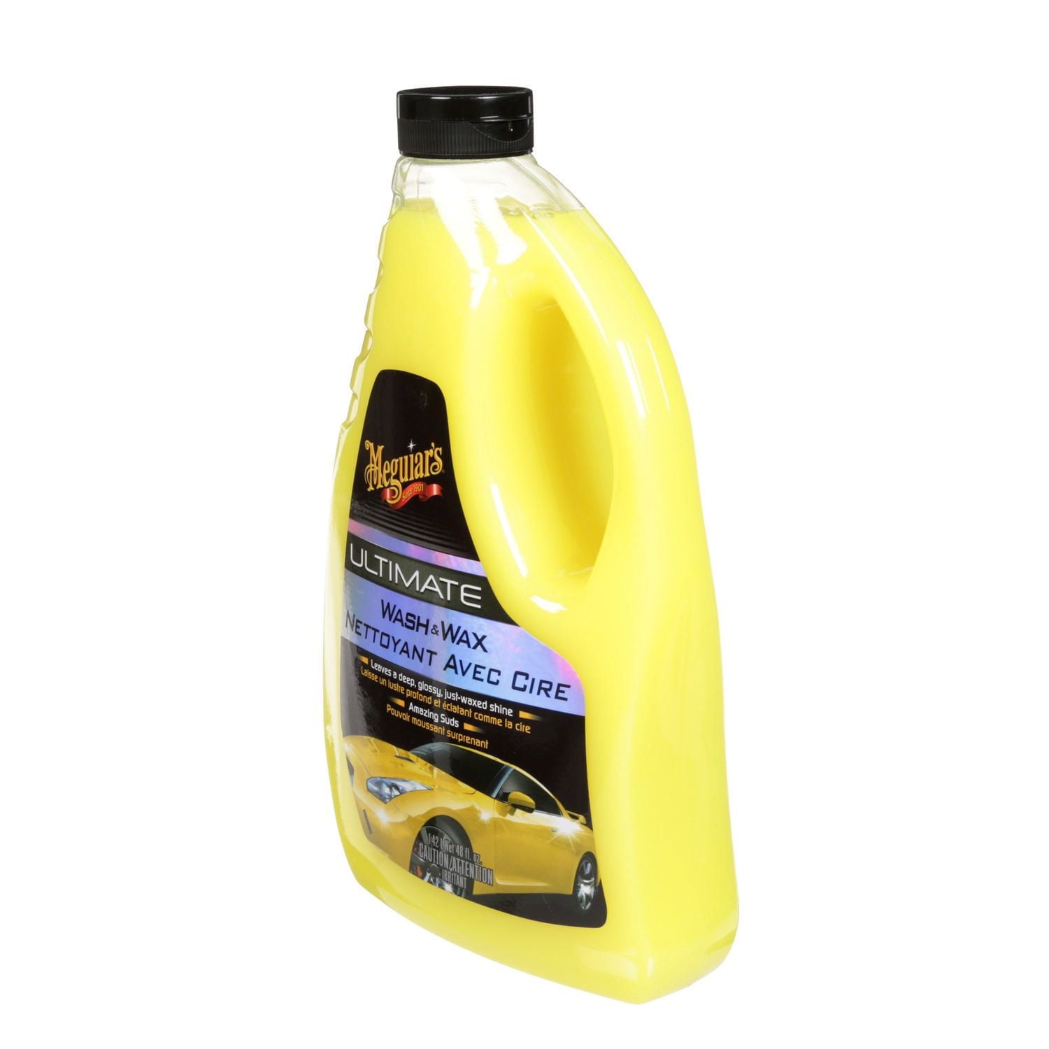 Meguiar’s® Ultimate™ Wash & Wax, G17748C, yellow, 48 fl. oz. (1.42 L), Meguiar’s® G17748C Wash & Wax