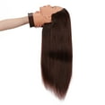 thumbnail image 4 of Cabeza de maniquí, entrenamiento para peinar el cabello, Hairingrid 26-28, marrón oscuro, 4 of 6