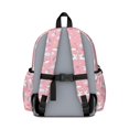 thumbnail image 3 of Unicorn and Cloud Pink Pattern Backpack for School, Cute School Bag with Adjustable Shoulder Straps and Padded Back, 13.4"x11"x4.7", 3 of 4