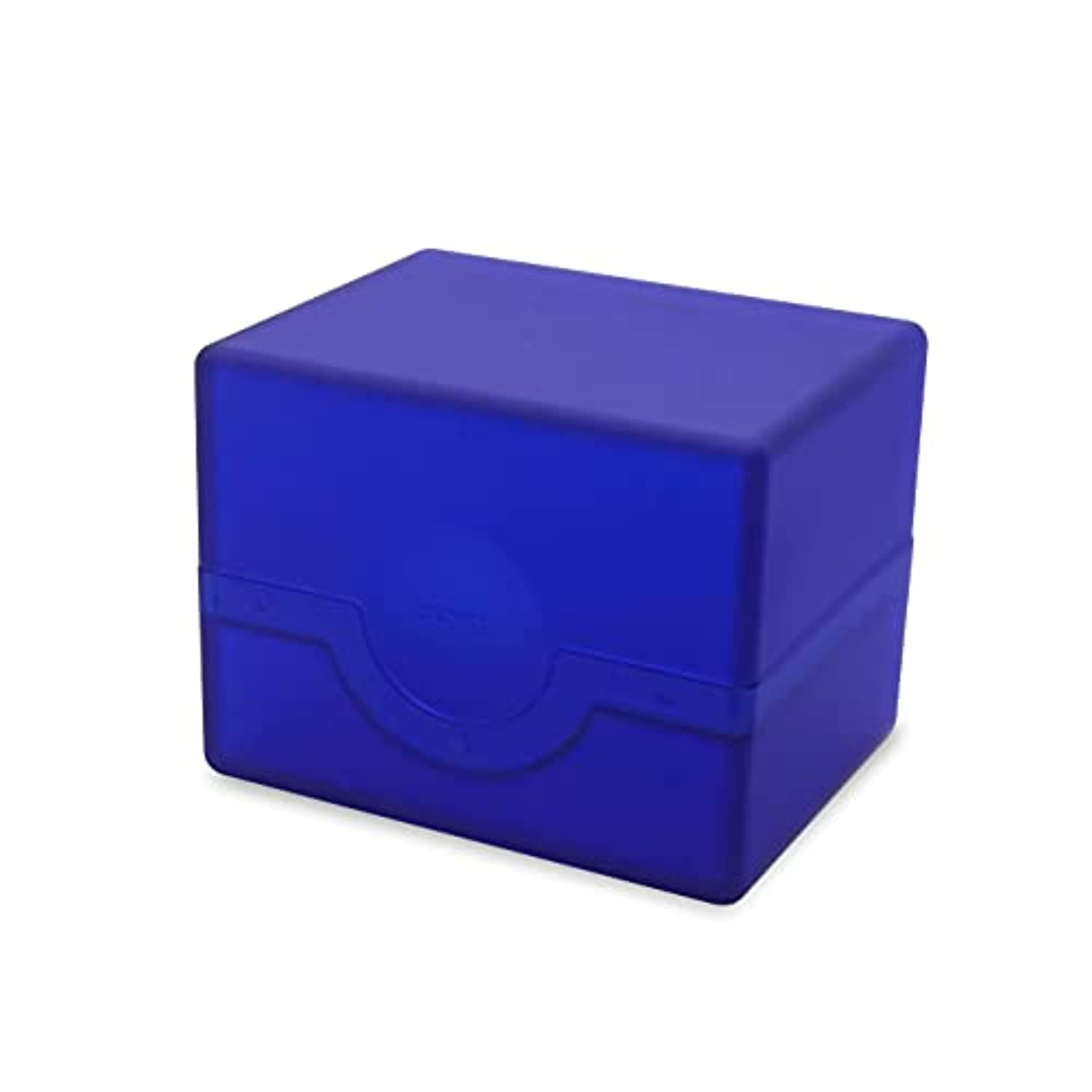 1 BCW Large Deck Case BLUE MTG CCG Pokemon Protector Storage Box holds 100 