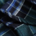 thumbnail image 5 of Samdudou Mens Long Sleeve Shirts Plaid Flannel Button Up Casual Autumn Outerwear Classic Windowpane Check Pattern Daily Streetwear, 5 of 8